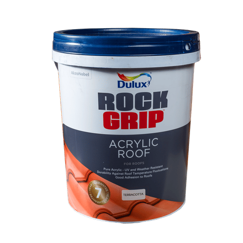 ZimZone. DULUX ROCKGRIP ACRYLIC TERRACOTA 20Lt ROOF PAINT