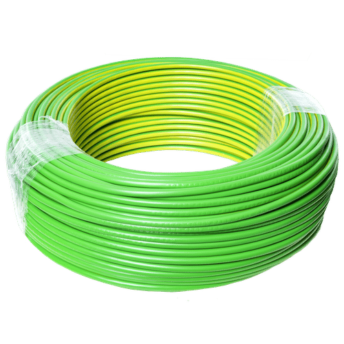 GREEN/YELLOW 1.5mmx100m  HOUSE WIRE CABLE