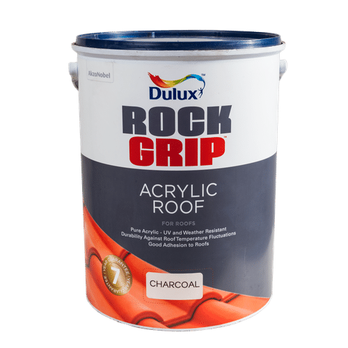 DULUX ROCKGRIP ACRYLIC CHARCOAL 5Lt ROOF PAINT