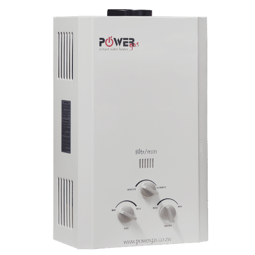 POWER GAS 8Lt per min  INSTANT GAS GEYSER