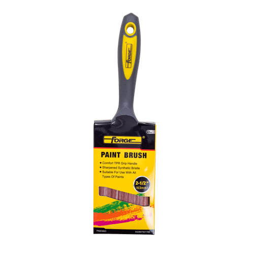 FORGE SOFT GRIP HANDLE SYNTHETIC BRISTLE 63mm PAINT BRUSH