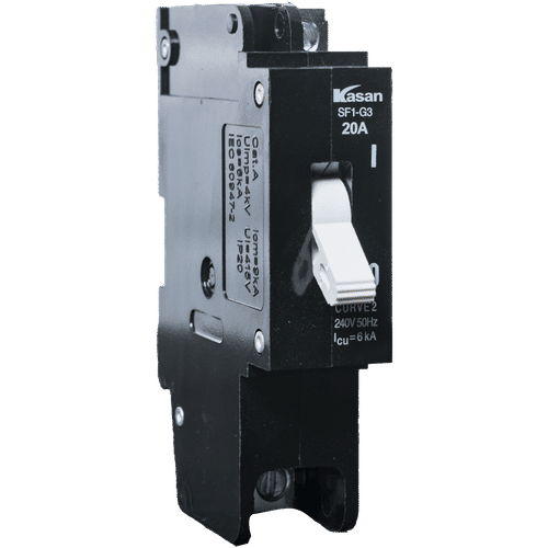 KASAN SINGLE POLE HYMAG 20a MCB