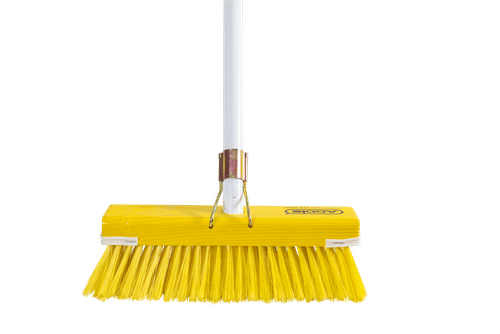 ADDIS FLAGGED SYNTHETIC BROOM WITH METAL HANDLE 