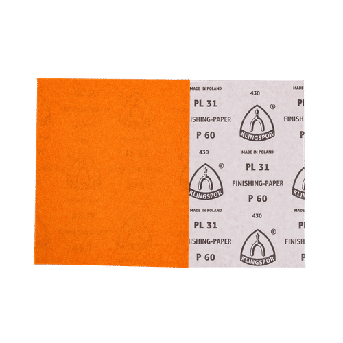 KLINGSPOR MEDIUM 60 GRIT CABINET/SAND PAPER