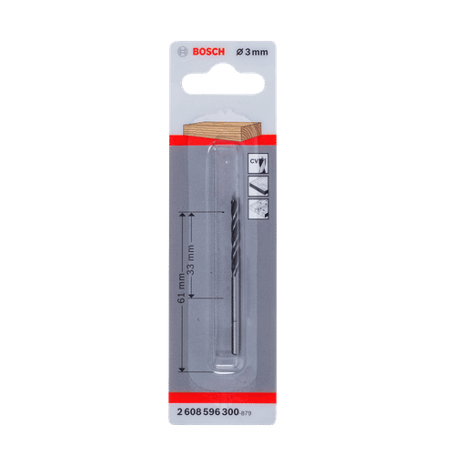 BOSCH PROFESSIONAL 3x33x61mm WOOD DRILL BIT