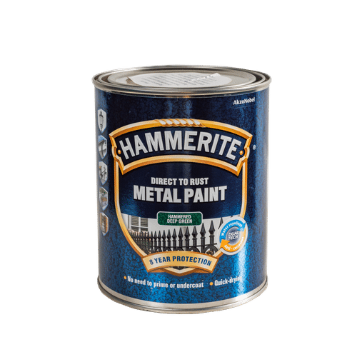 DULUX HAMMERITE DEEP GREEN 1Lt METAL PAINT