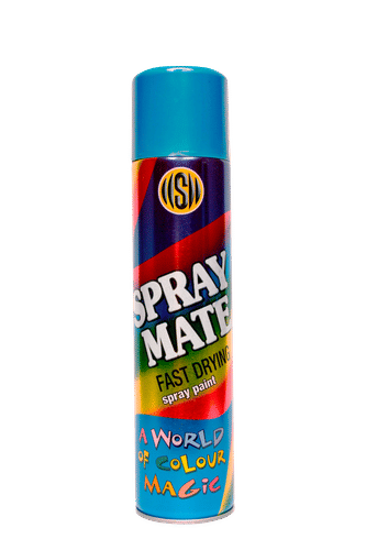 SPRAYMATE FAST DRYING AZURE BLUE 250ml SPRAY PAINT