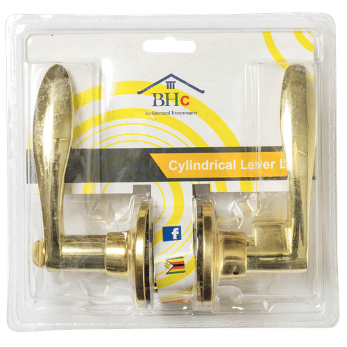 BHC BRASS CYLINDRICAL LEVER LOCK