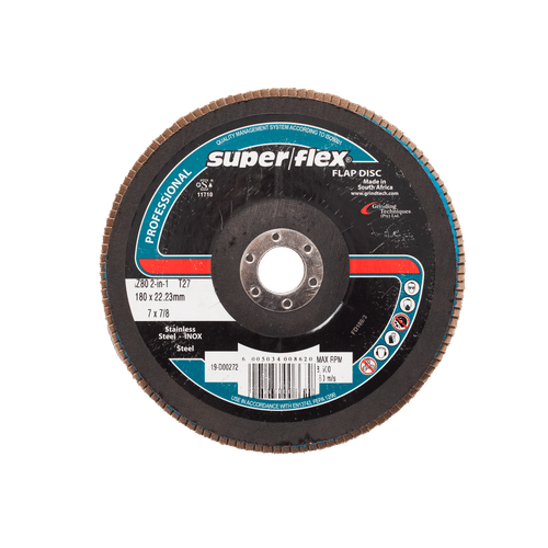 SUPERFLEX P80 PROFESSIONAL 180x22mm FLAP DISC