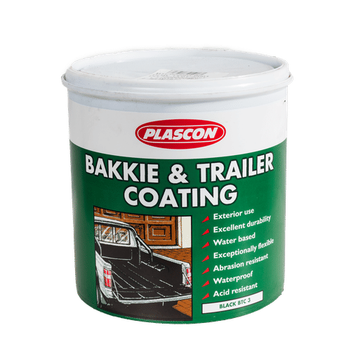 PLASCON BLACK 1Lt BAKKIE & TRAILER COATING
