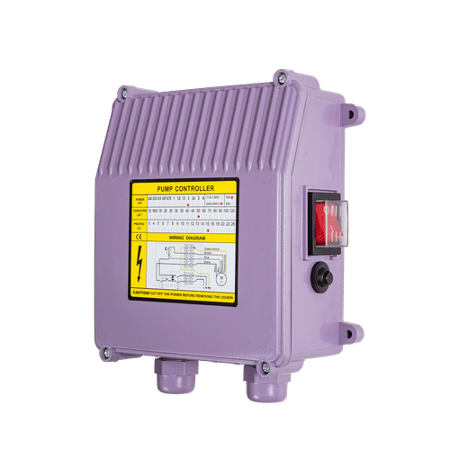 EUROSTAR PLASTIC 2HP 220v BOREHOLE PUMP CONTROL BOX