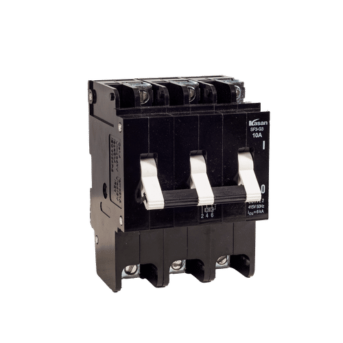 KASAN HYMAG 10a TRIPPLE POLE MCB