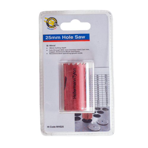 HELLERMANN TYTON WHS25 BI-METAL 25mm HOLESAW