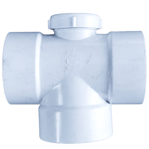 THREE WAY SOLVENT WELD 50mm 87.5° ACCESS WASTE JUNCTION