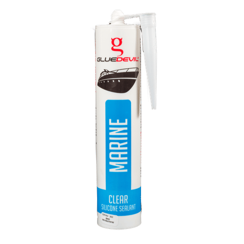GLUEDEVIL CLEAR 280ml MARINE SILICON SEALANT