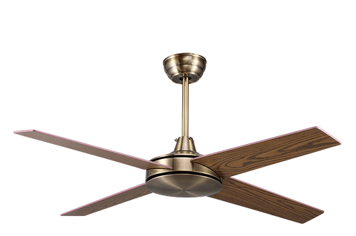 SYNERJI 52" 4 BLADE BRONZE DARKWOOD CEILING FAN