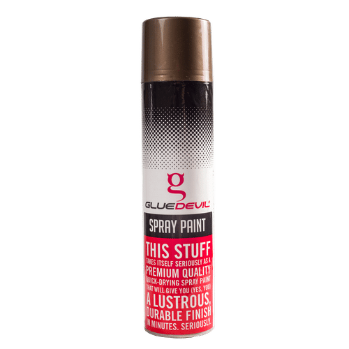 GLUEDEVIL BRONZE 300ml SPRAY PAINT