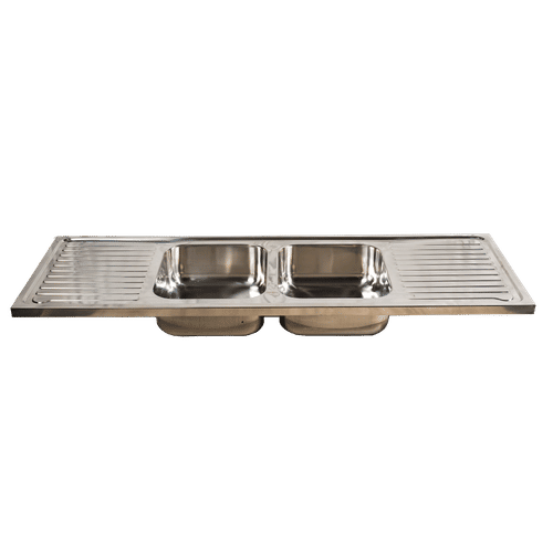 KWIKOT DOUBLE CENTRE BOWLS 1500x535mm SIT ON SINK