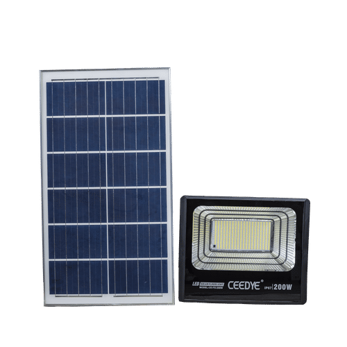 CEEDYE 200w SOLAR FLOOD LIGHT + PANEL + REMOTE