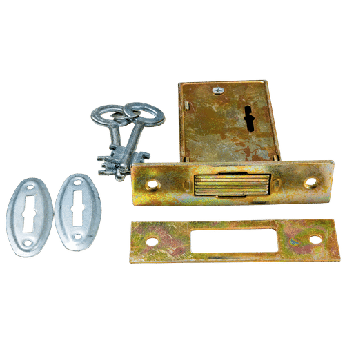 BHC BRASS PLATED 5 LEVER LOUNDAN GATE LOCK