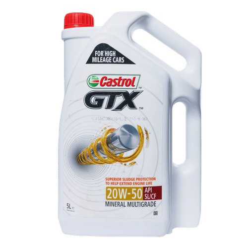 CASTROL GTX 20W50 5Lt PETROL  MOTOR OIL