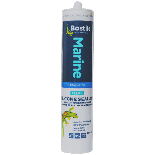 BOSTIK CLEAR MARINE 280ml SILICONE SEALENT