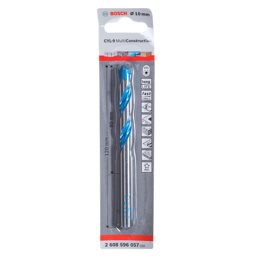 BOSCH MULTI CONSTRUCTION 10x80mm DRILL BIT