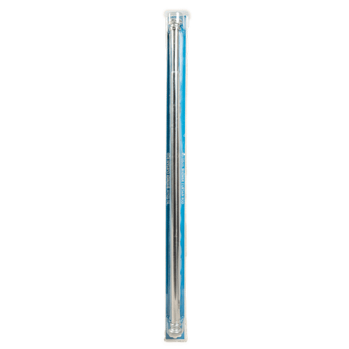SMALL SILVER 800-1350mm SHOWER CURTAIN ROD