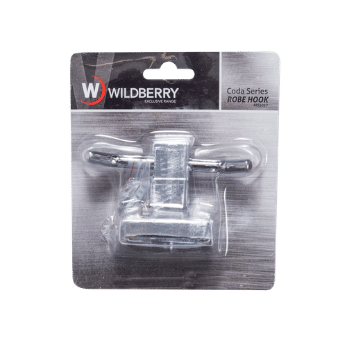 WILDBERRY STAINLESS STEEL & ZINC ROBE HOOK