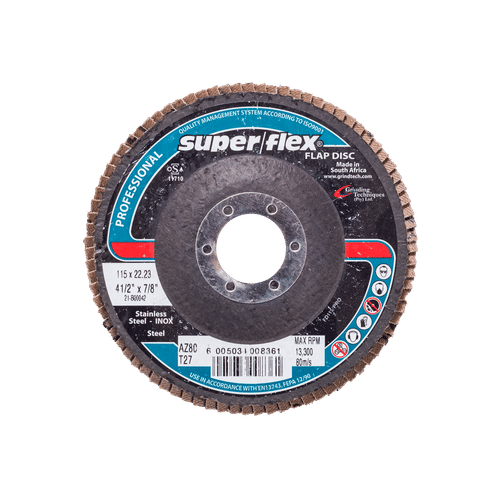 SUPERFLEX P80 115x22mm PROFESSIONAL FLAP DISC