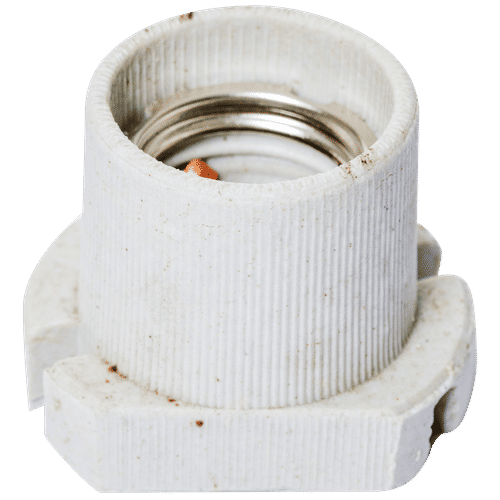 ES PORCELAIN SKIRTED LAMPHOLDER