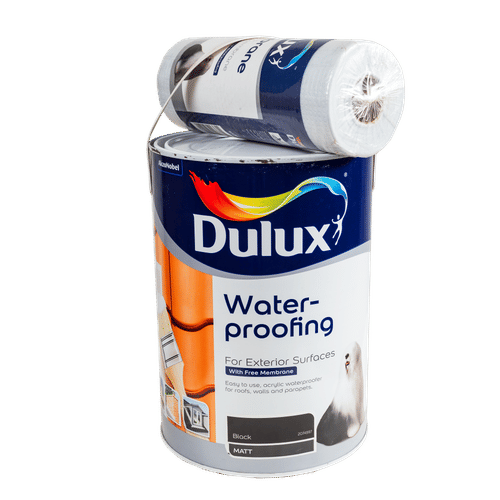 DULUX BLACK 5Lt WATERPROOFING PAINT + MEMBRANE