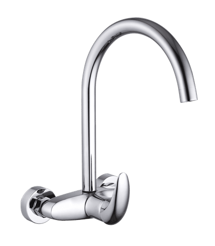COBRA ZAMBEZI CHROME PLATED WALL TYPE SINK MIXER