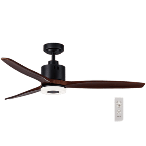 BRIGHTSTAR 3 BLADE WOOD BLACK CEILING FAN