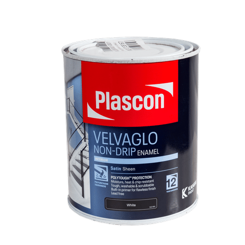 PLASCON VELVAGLO GLOSS WHITE 1Lt PAINT