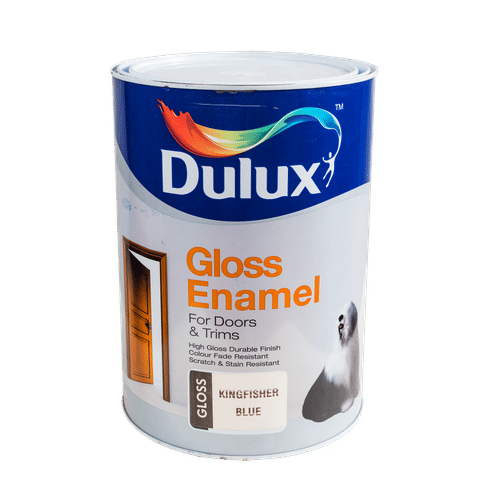 DULUX GLOSS ENAMEL KINGFISHER BLUE 5Lt PAINT