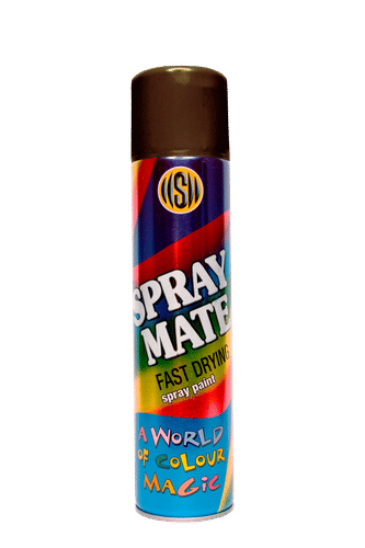 SPRAYMATE FAST DRYING GOLDEN BROWN 250ml SPRAY PAINT