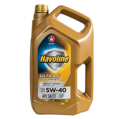 CALTEX HAVOLINE ULTRA-S SAE 5W40 5Lt ENGINE OIL