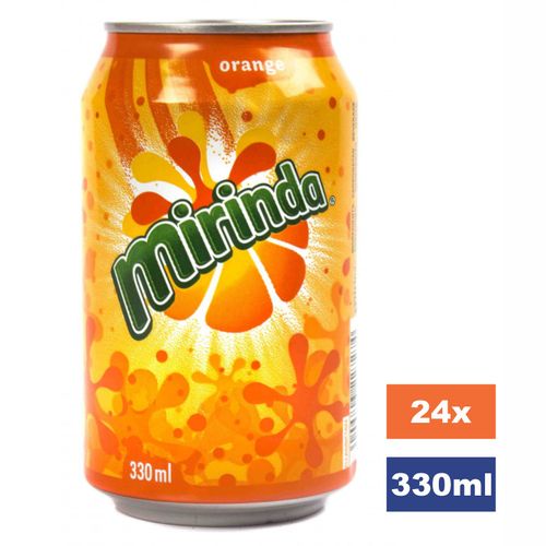 MIRINDA ORANGE 330ml CANS x 24