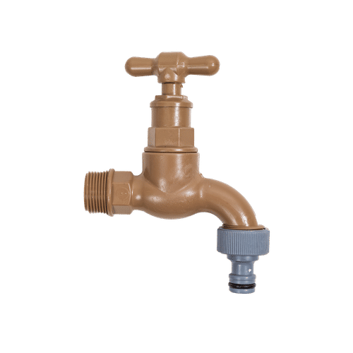 PRO-CLOSE 20mm GARDEN BIBTAP WITH UNION