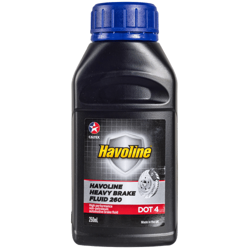 CALTEX HAVOLINE HEAVY DUTY DOT 4 250ml BRAKE FLUID