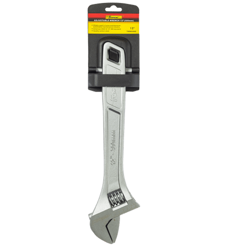 FORGE CARBON STEEL CHROME PLATED 300mm ADJUSTABLE WRENCH