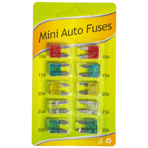 10pc MINI FUSE SET