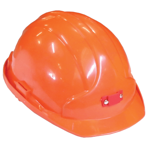 6 POINT ORANGE MINERS SAFETY HARD HAT