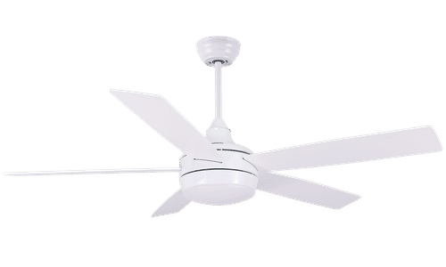 SYNERJI 52" 5 BLADE WHITE CEILING FAN