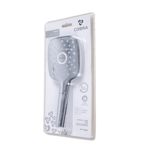 COBRA CHROME 115×120 mm SQUARE HAND SHOWER