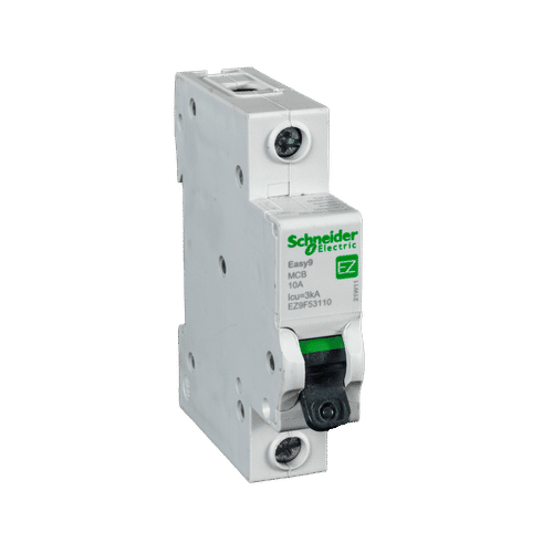 SCHNEIDER EASY9 1 POLE CURVE C 3ka 10a MCB