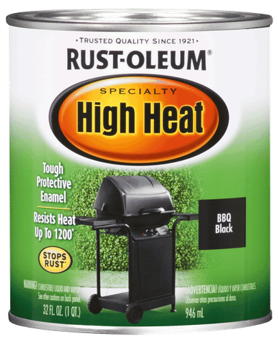 RUSTOLEUM HIGH HEAT BBQ BLACK 946ml PAINT