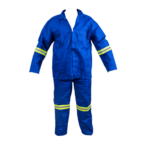 ROYAL BLUE SIZE 50 REFLECTIVE WORKSUIT