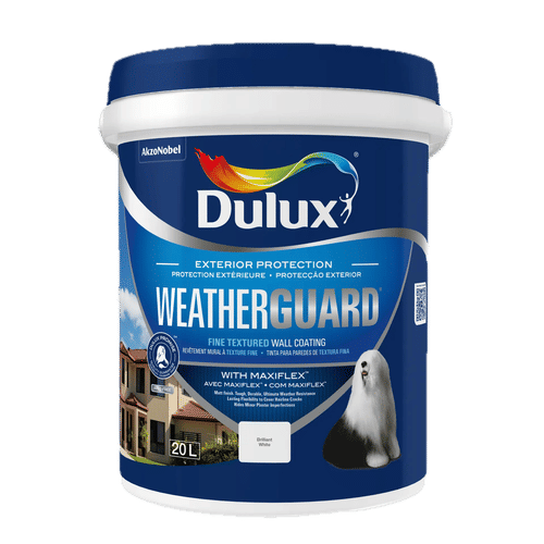 DULUX WEATHERGUARD WHITE 20Lt PAINT